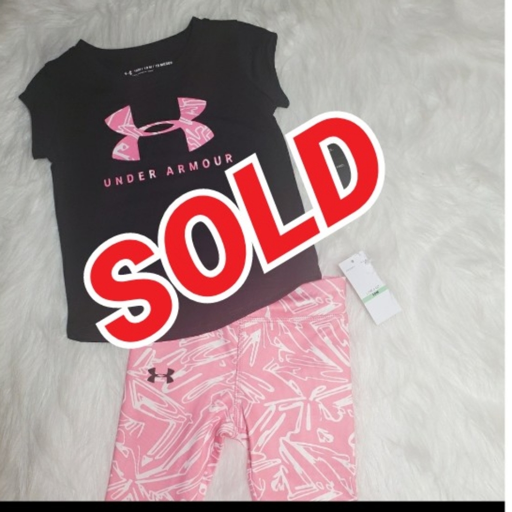 NWT 18M baby Girl Under Armour outfit